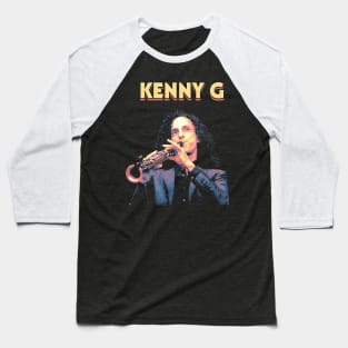 Kenny G Saxophone Baseball T-Shirt